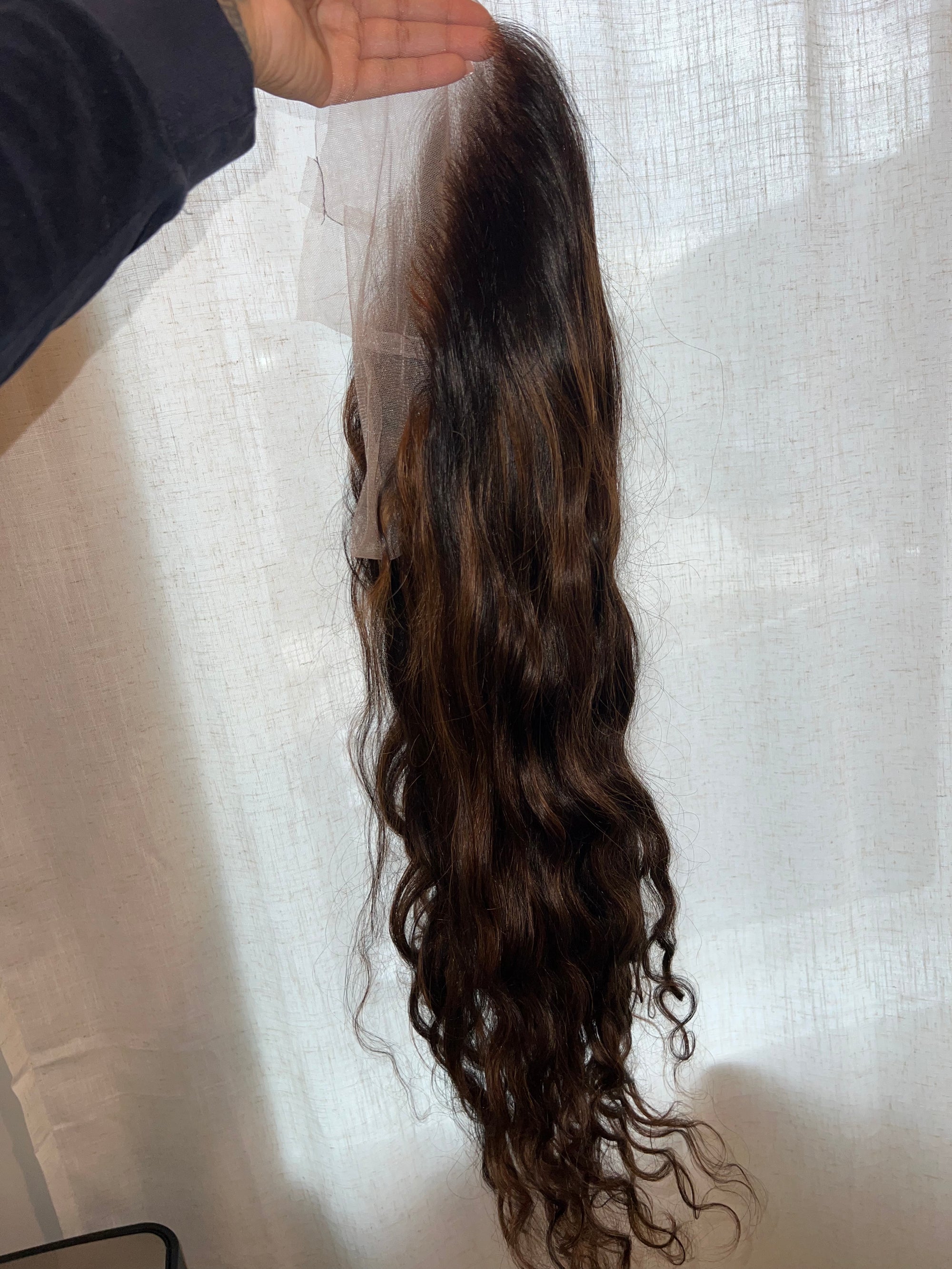 Remy forte Never worn full lace wig transparent lace 24”